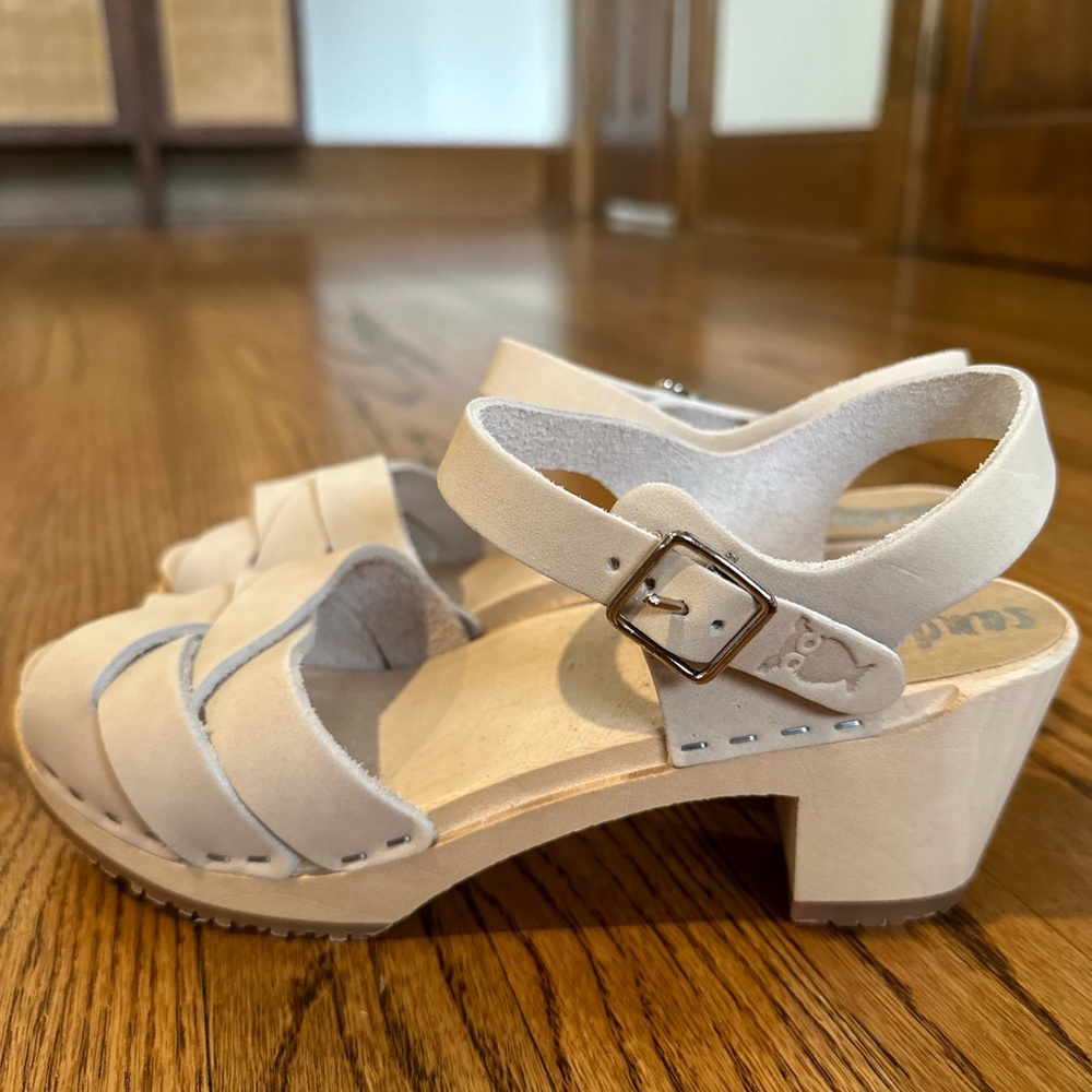 Sandgrens Rio Grande High Clogs in Sand Color